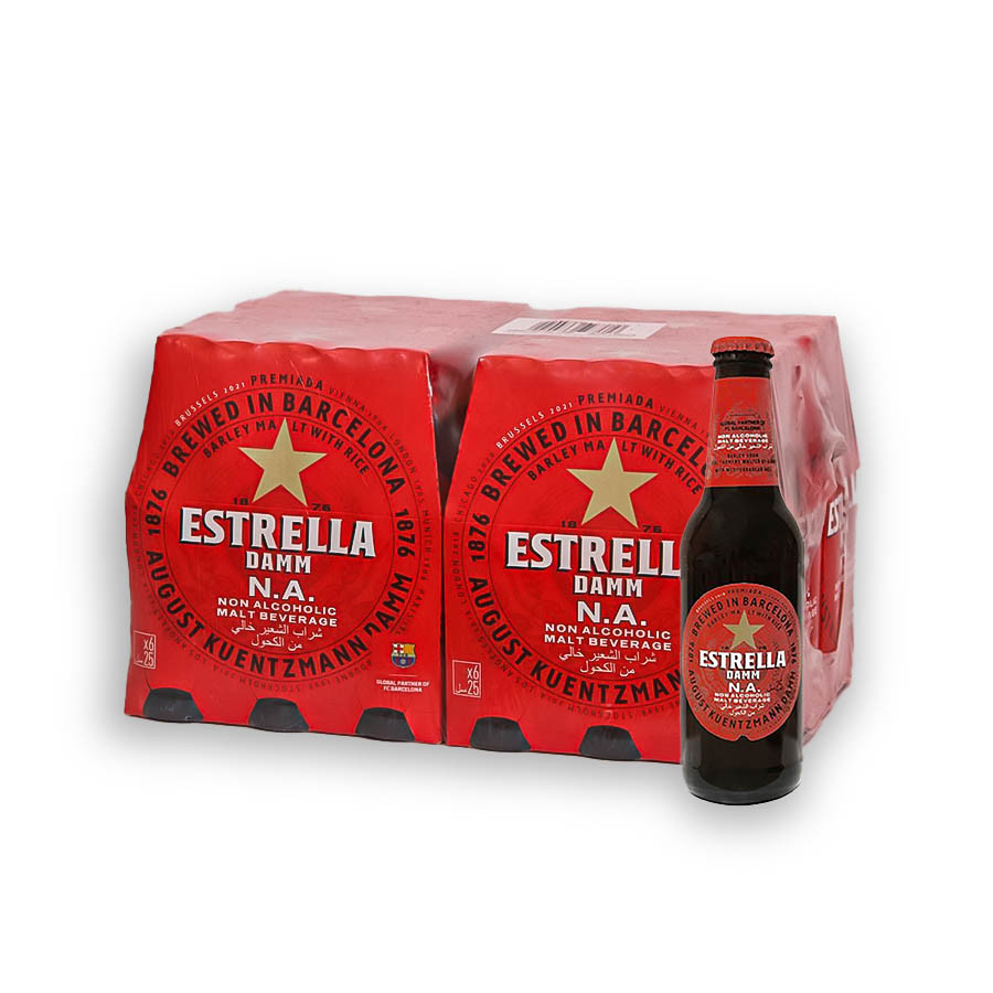 Estrella Damm Non Alcoholic Glass 250ml X 24