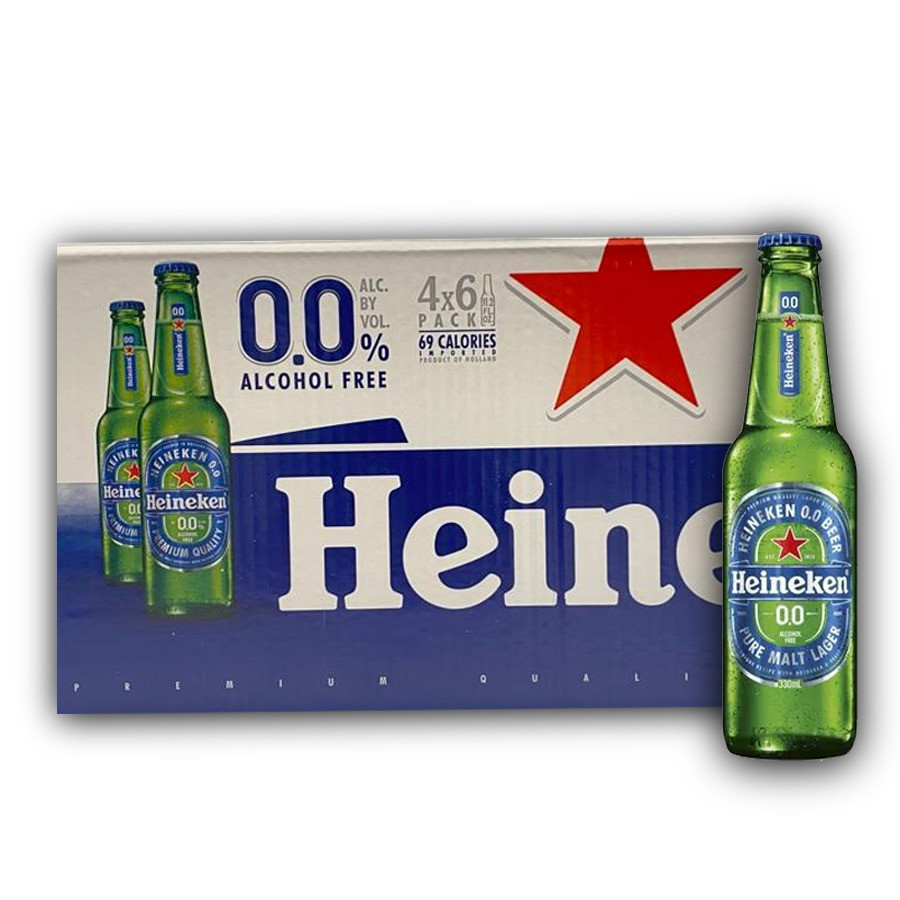 Heineken 0.0% Alcohol Free Drink 330ml X24